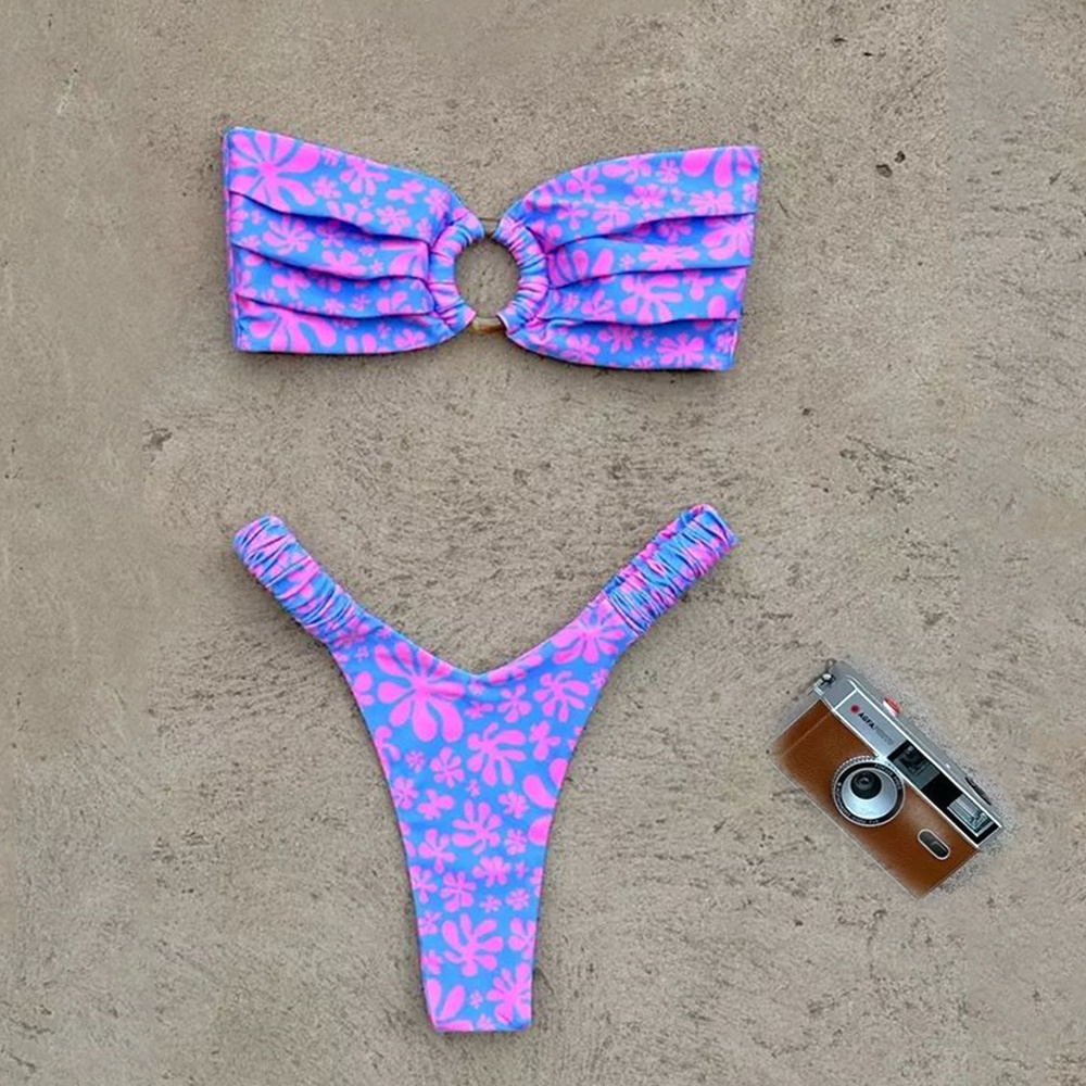 Bikini Push Up Women 18 Teen Swimsuits Sexy Female Swimwear Brazilian Bikini Set Thong Biquini Swim Suits Print Beachwear