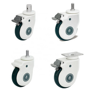 ZOGO 82 series 4 inch 5 inch Swivel Caster Wheels with Brake Hot Selling Medical Casters