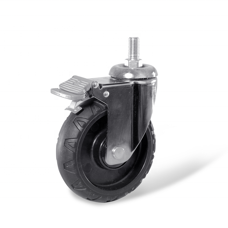 Heavy Duty 5 6 8 inch Swivel Casters For Stetchers Brake Lock Medical Casters