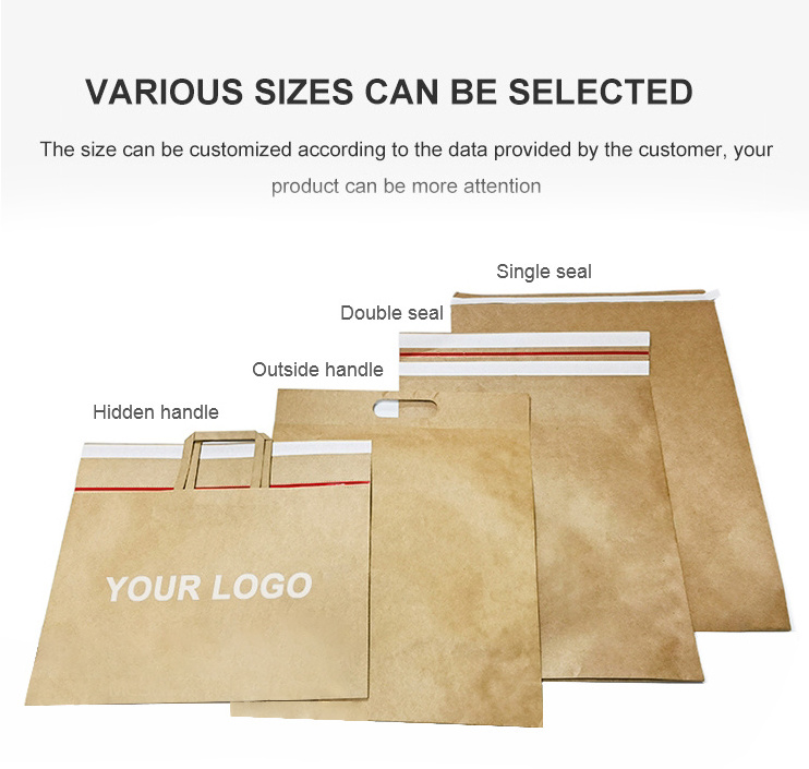 GDCX Bag Cover Mailer Corrugated/Cardboard Courier Packaging Costume Cosmetic Pink Craft Paper Envelope