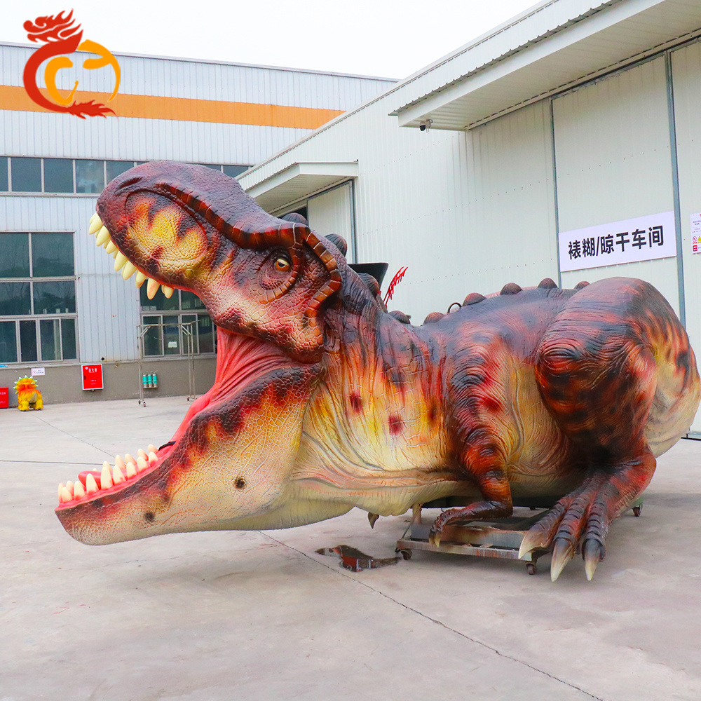 Giant Mechanical Robot Dinosaur Ride Chair Animatronics Dinosaurio For Park