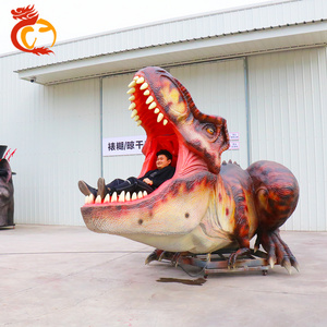 Giant Mechanical Robot Dinosaur Ride Chair Animatronics Dinosaurio For Park