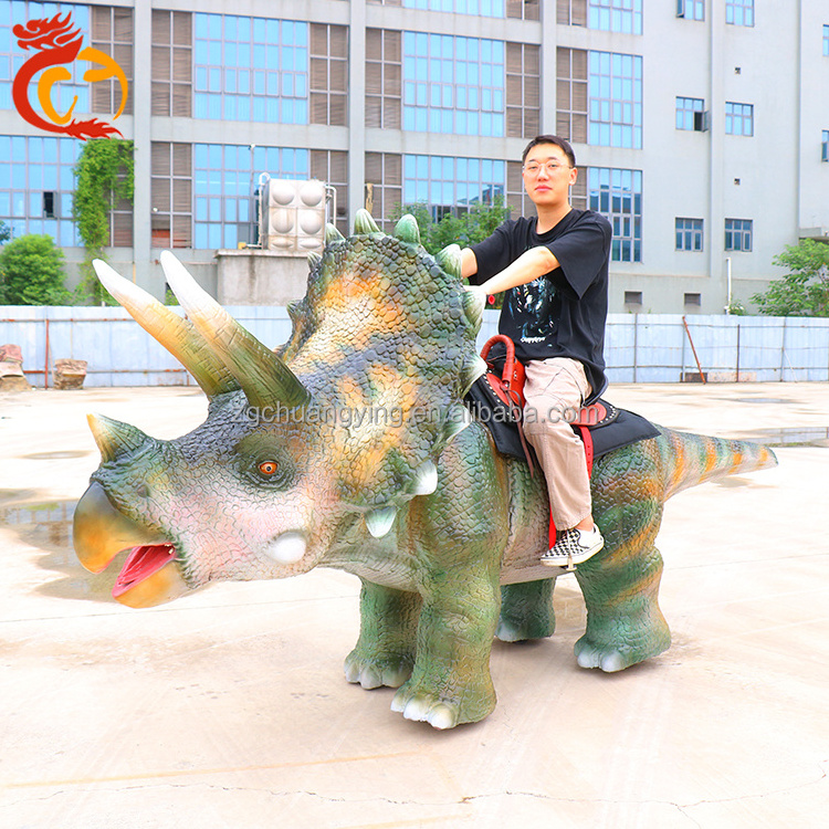 Playground dino walking coin operated walk dinasours dinosaur kids dino riders dinosario montable for shopping mall