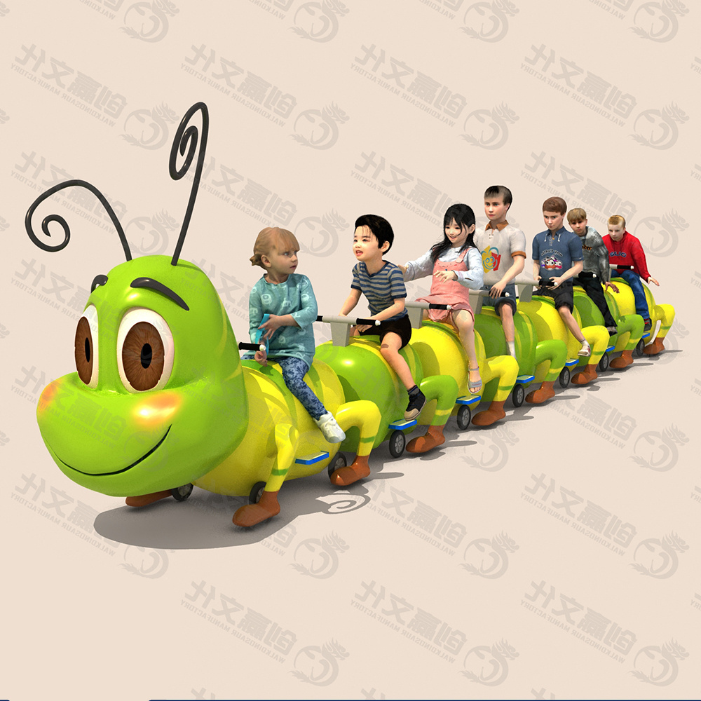 outdoor playground happy train amusement park christmas mini trackless train for kids to ride for shopping mall