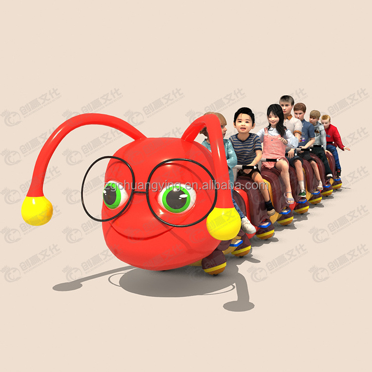 theme electric children outdoor kids trackless train cars amusement park road happy train kiddie rides worm train for mall