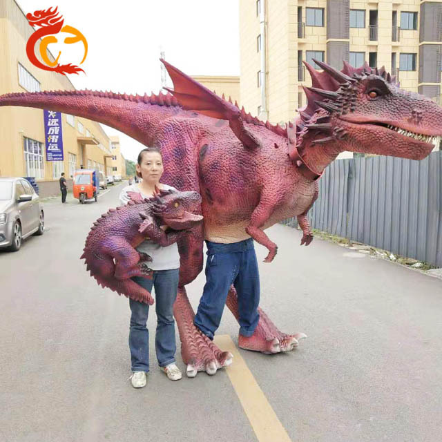 Custom real life size costume dinosaur realistica costume velociraptor