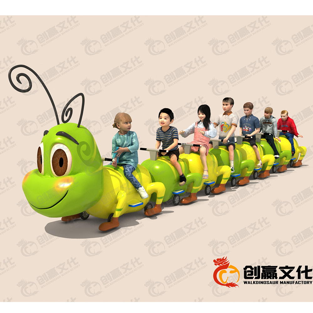 outdoor playground happy train amusement park christmas mini trackless train for kids to ride for shopping mall