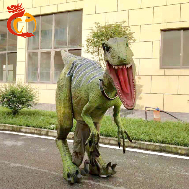 Upgrade velociraptor suit realistic animatronic dinosaur costume