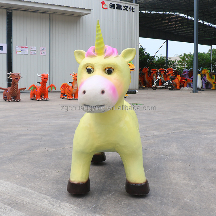 24V Newest Hot Selling Animal Ride Electric Cars Kids Ride On Unicorn Animal Toy Animal Electric Ride On Car for Renting