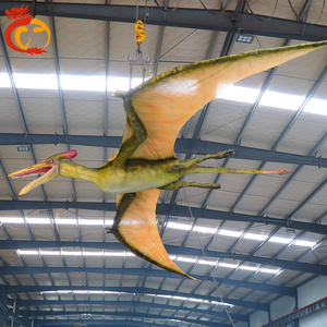 Pterosaur life size realistic giant jurassic period amusement park animatronics dinosaurios reales with smooth movements