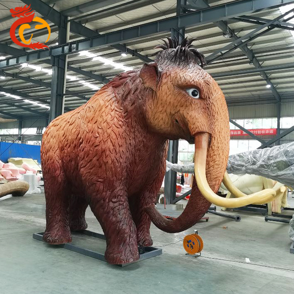 Amusement Park Animatronics mammoth model for sale