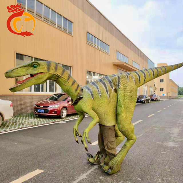 Upgrade velociraptor suit realistic animatronic dinosaur costume