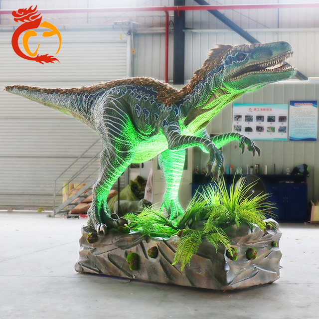 Animatronic Velociraptor dinosaur robot for sale