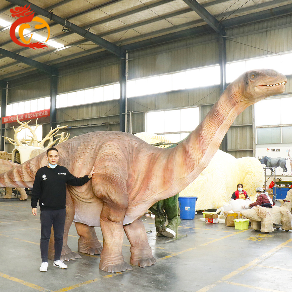 Waterproof Life Size Robotic Animated Brachiosaurus Dinosaur Suit Costume Real Show