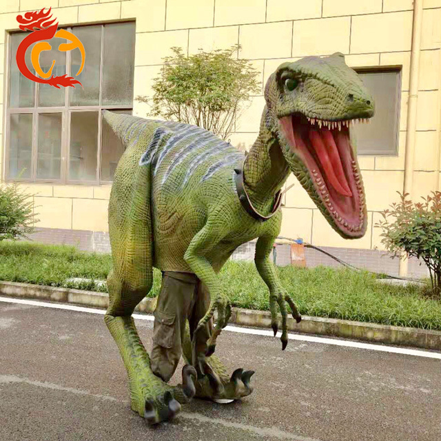 Upgrade velociraptor suit realistic animatronic dinosaur costume