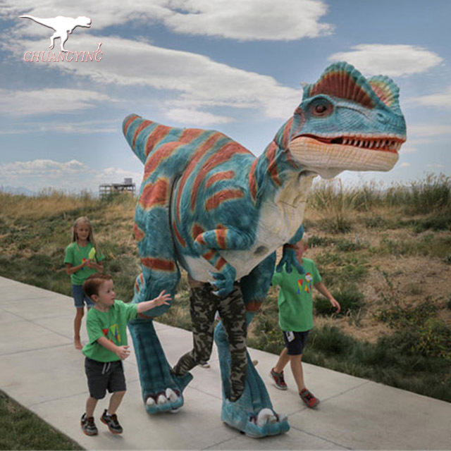 Sellto japanese life size halloween professional realistic vivid animatronic big dinosaurio ride on dinosaur adult movie costume