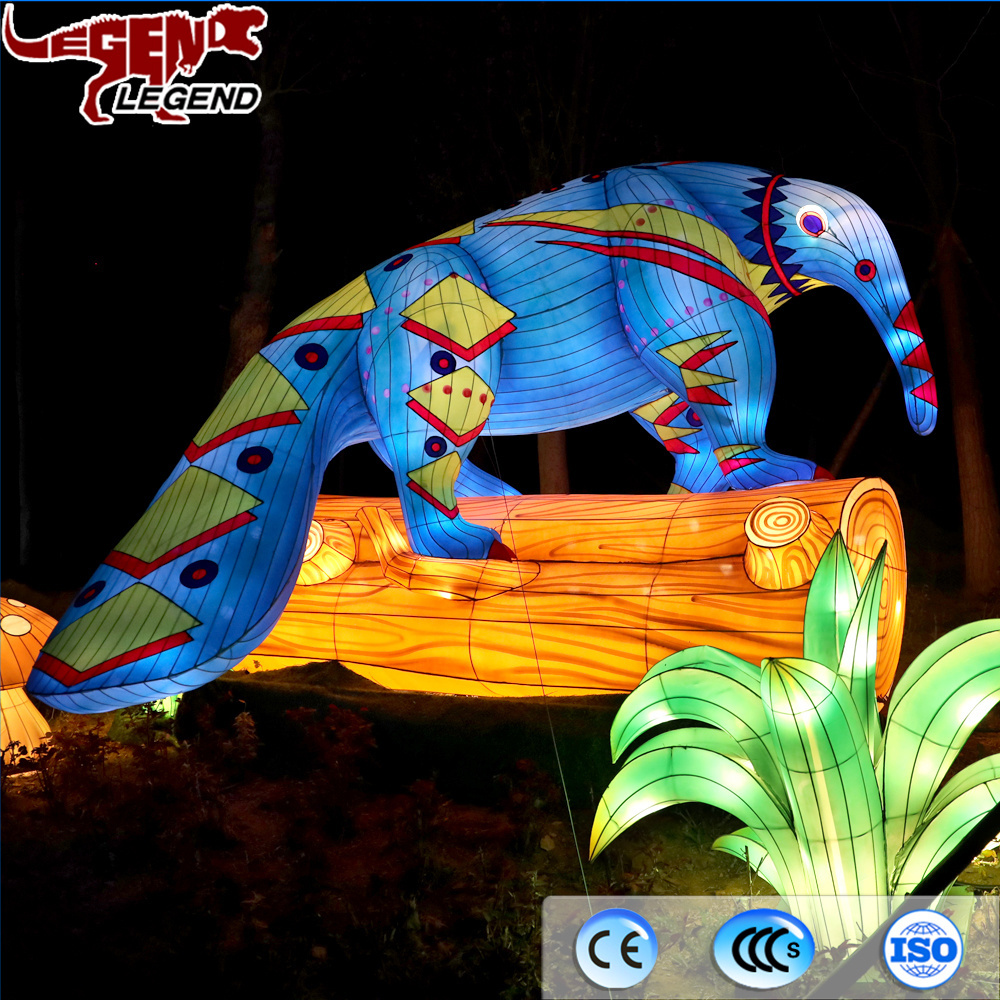 Anteater exotic animals and plants  monsters  Zigong silk lantern  customized marine terrestrial animal and plant lanterns