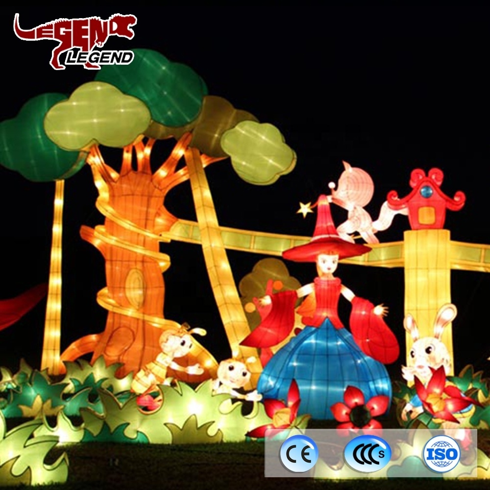 Festival Park Lighting Electric Chinese Penguin Animal Lantern