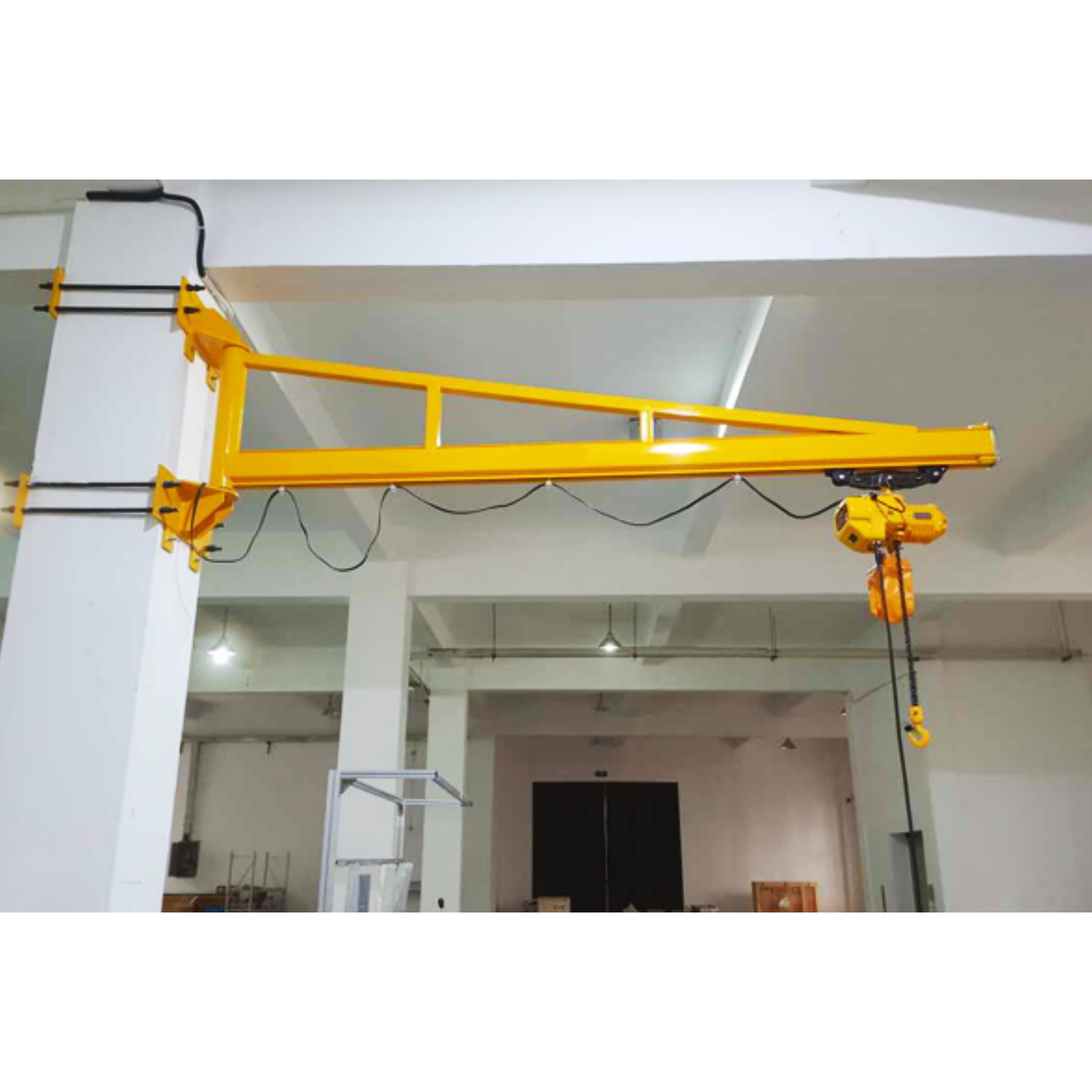 150kg 300KG 500KG Wall mounted Jib Crane Forklift Remote Control Modular Cranes