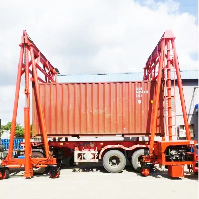 40 ton 50 ton RTG type container gantry crane Top Quality Rubber Tyred