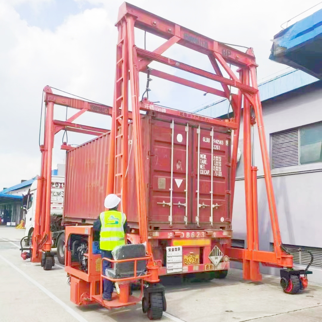 40 ton 50 ton RTG type container gantry crane Top Quality Rubber Tyred