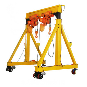 Chinese supplier 60hz 2 3 4 5 ton indoor electric hoist garage 10 ton gantry crane 1 ton portable price