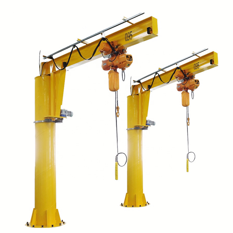 jib crane type power lifter free standing jib crane design 1ton 2ton 3ton 5ton 10ton floor mounted jib crane price