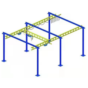 free standing 0.25-2t mini combined suspension type bridge cranes mini workshop overhead crane