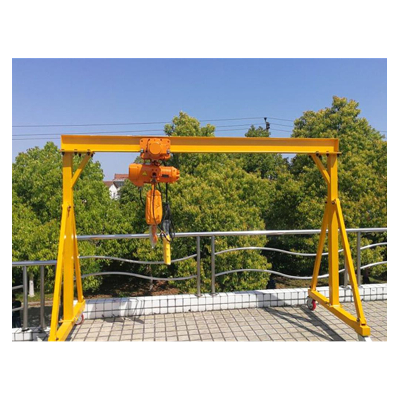 Chinese supplier 60hz 2 3 4 5 ton indoor electric hoist garage 10 ton gantry crane 1 ton portable price