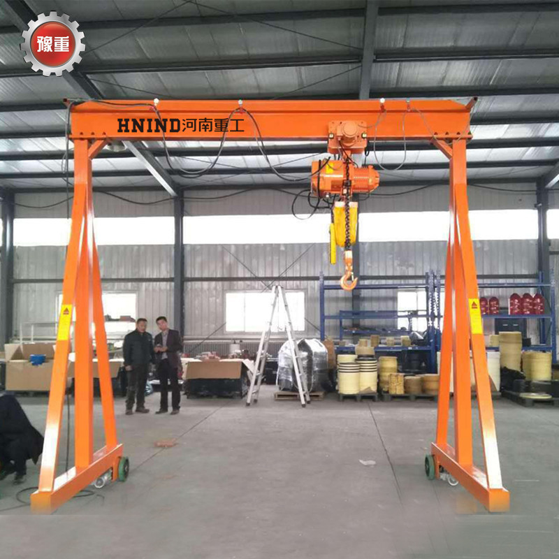 Chinese supplier 60hz 2 3 4 5 ton indoor electric hoist garage 10 ton gantry crane 1 ton portable price