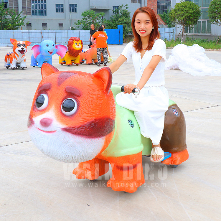 Lion Shape Electric Riding Cars For Kids To Drive Coin Operated Car Kids Ride On Dinosaur