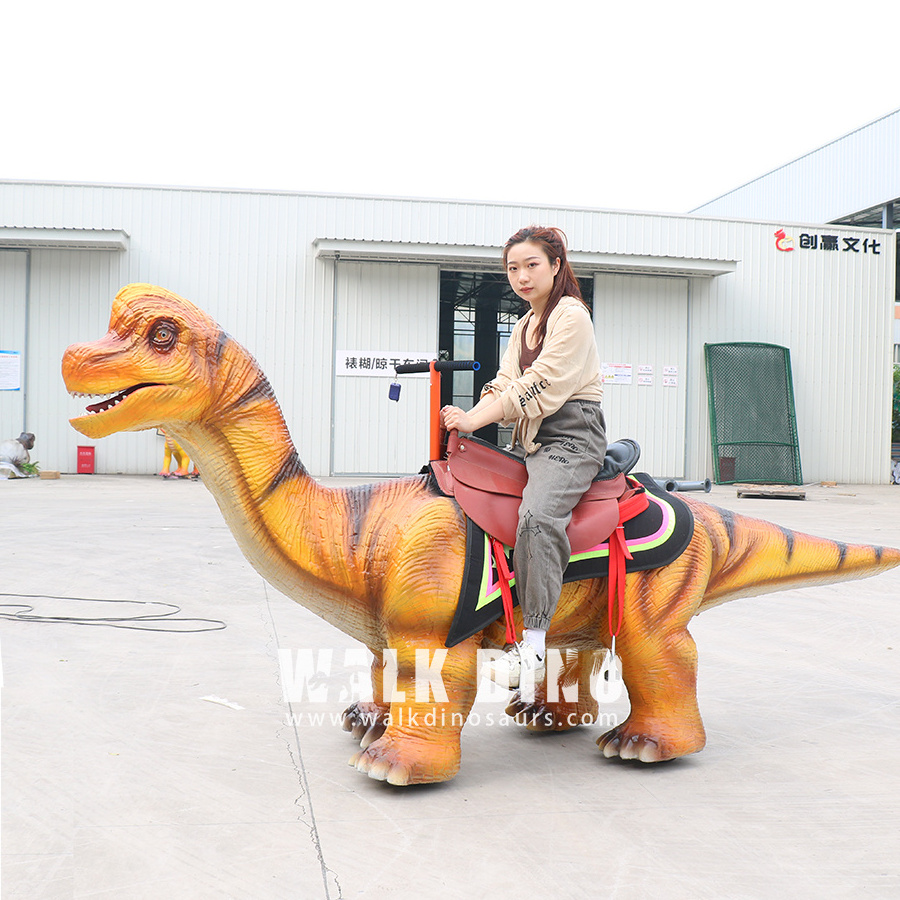 Large Shopping Malls Animatronic Dinosaur Ride For Park Walking Dinosaur Animatronic  Ride On Dinosaur