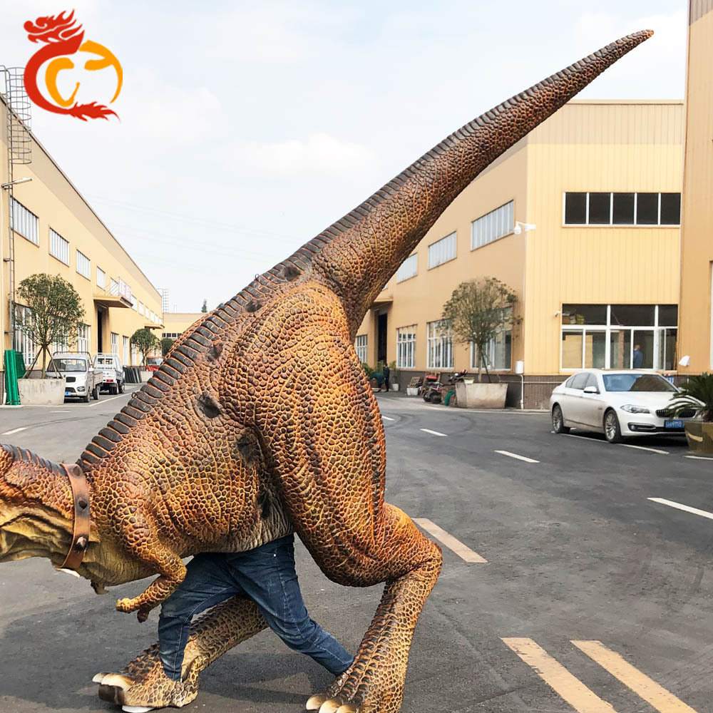 Realistic Life Size Animatronic Walking Dinosaur Costume for Park Dinosaurios Robot Dinosaur Dinosaur Puppet Youth (15-35 Years)