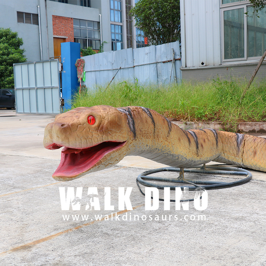 Natual World Jungle Forest Life Size Animatronics 4.5 Meters Python Snake Anime Model