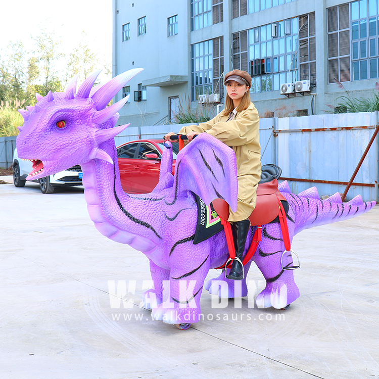 Shopping Mall Kiddie Rides Western Dragon Walking Dragon Rides For Kids Walking Dinosaurios