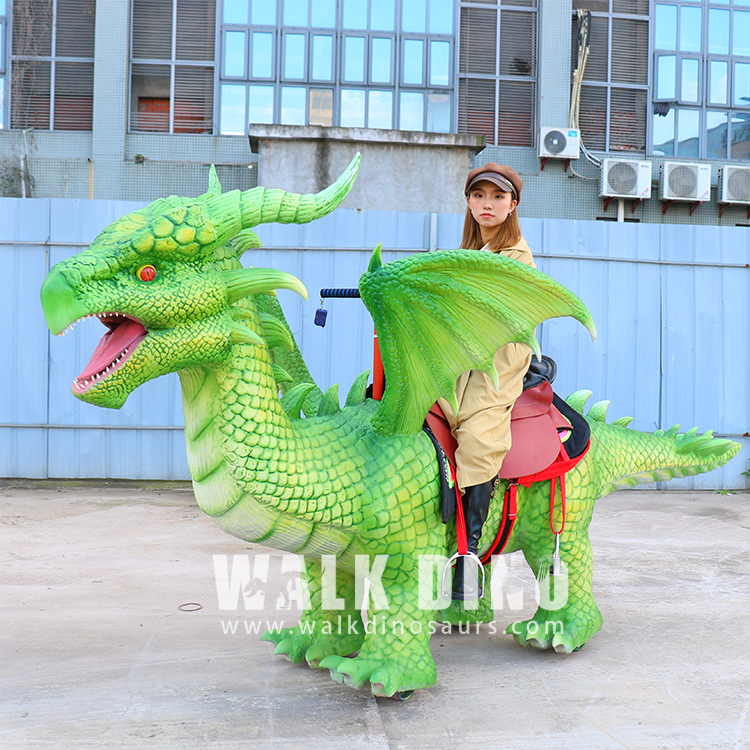 Shopping Mall Kiddie Rides Western Dragon Walking Dragon Rides For Kids Walking Dinosaurios