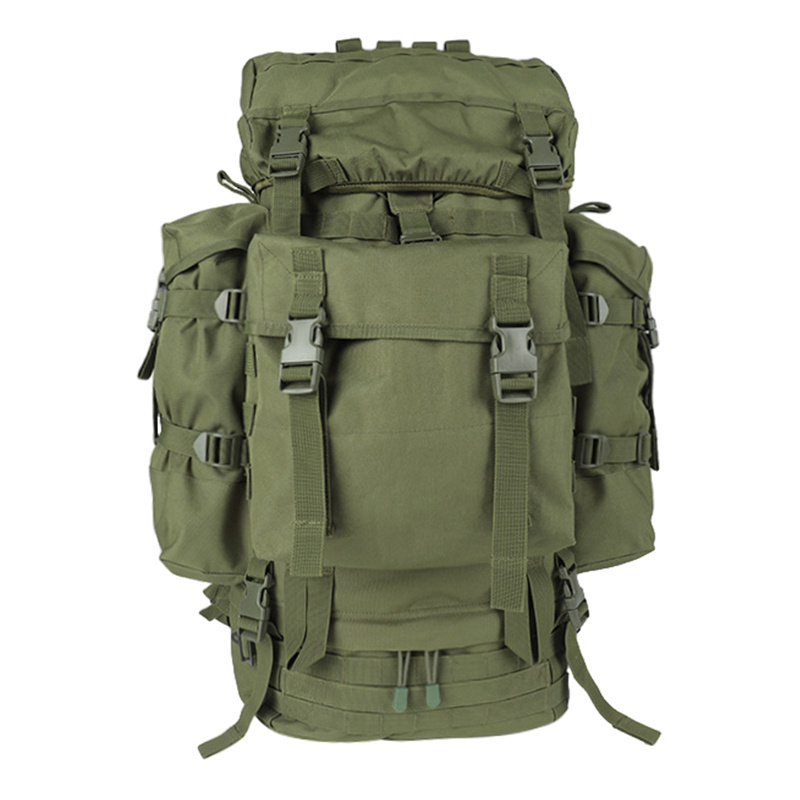 Outdoor Camping Bagpack Multifunctional Nylon Back Pack 70 L Green Hiking Bags Tactical Backpack