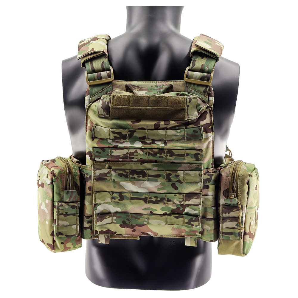 Chengzhi Tactical Equipment Camouflage Multicam Nylon Vest Combat Gear Plate Carrier Tactical Vest