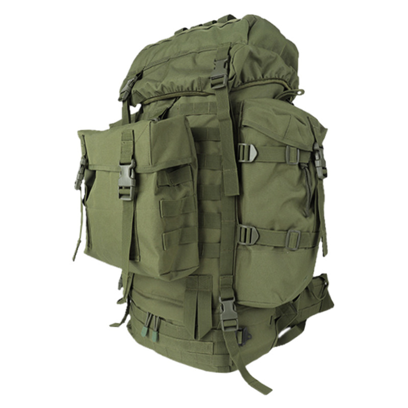 Outdoor Camping Bagpack Multifunctional Nylon Back Pack 70 L Green Hiking Bags Tactical Backpack