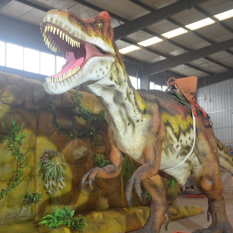 Realistic Animatronic Walking Dinosaur Model For Dinosaur Park