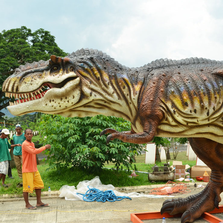 Dino World Life Size Animatronic Simulation Dinosaurs For Sale