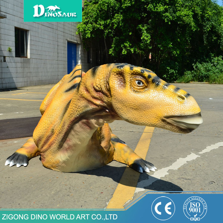 Amusement Park Furniture Fiberglass Dinosaur Bench For Sale