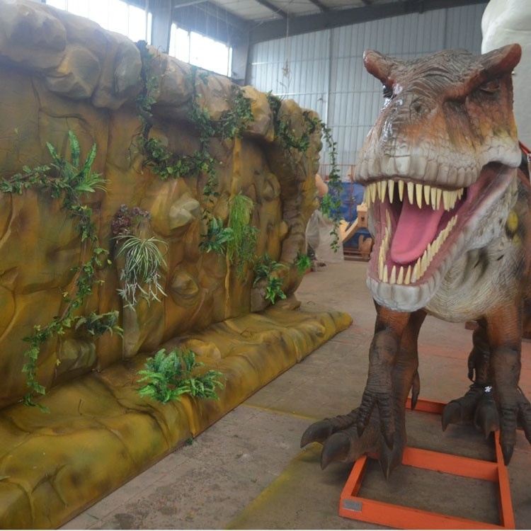 Realistic Animatronic Walking Dinosaur Model For Dinosaur Park