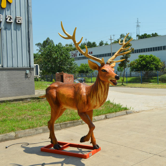 Christmas decoration live-size rubber reindeer