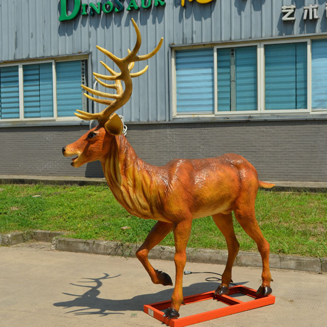 Christmas decoration live-size rubber reindeer