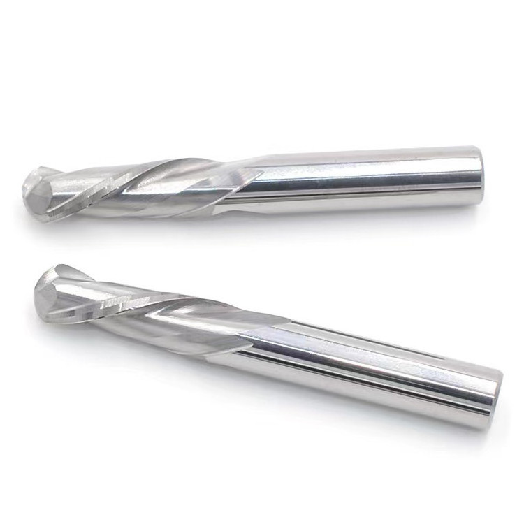 2 Flute Carbide Ball Nose End Mill Cnc Router Bits For Aluminum