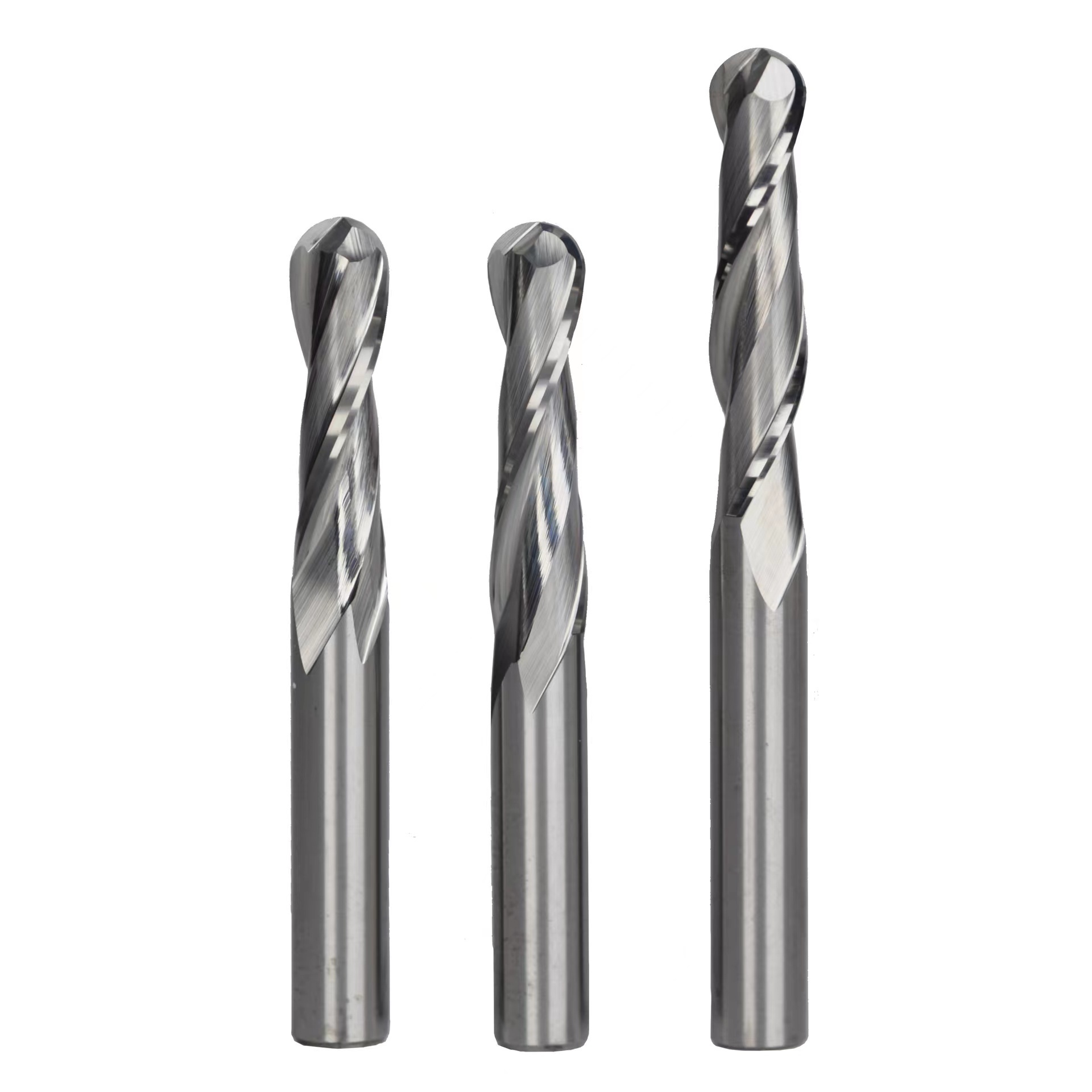 2 Flute Carbide Ball Nose End Mill Cnc Router Bits For Aluminum