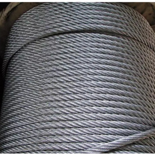 6x26 6x36 IWRC 30mm Flexible Galvanized Steel Cable Ungalvanized Steel Wire Rope for Hoist Lifting Crane