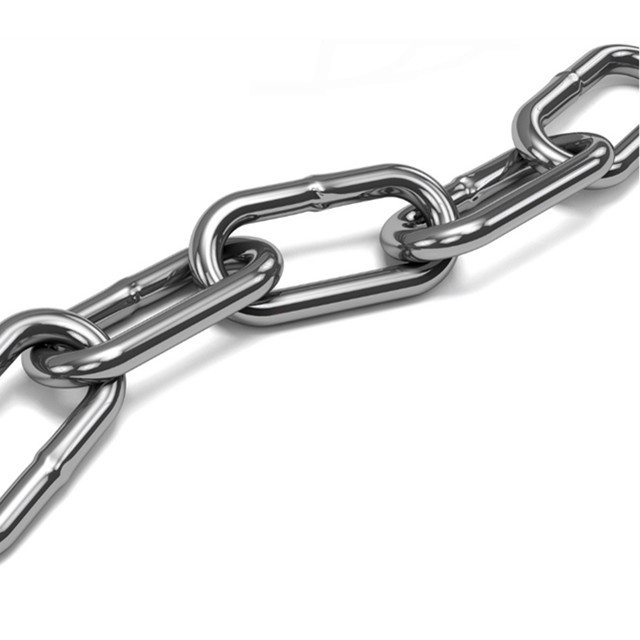 US Type ASTM Standard 316 304 Stainless Steel Long Link Chain Grade 30 Proof coil chain Anchor link chain