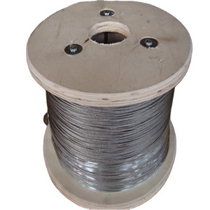 304 8X7-1X19 1.5mm Stainless Steel Wire Rope Cable for Truck Window Regulator control cable